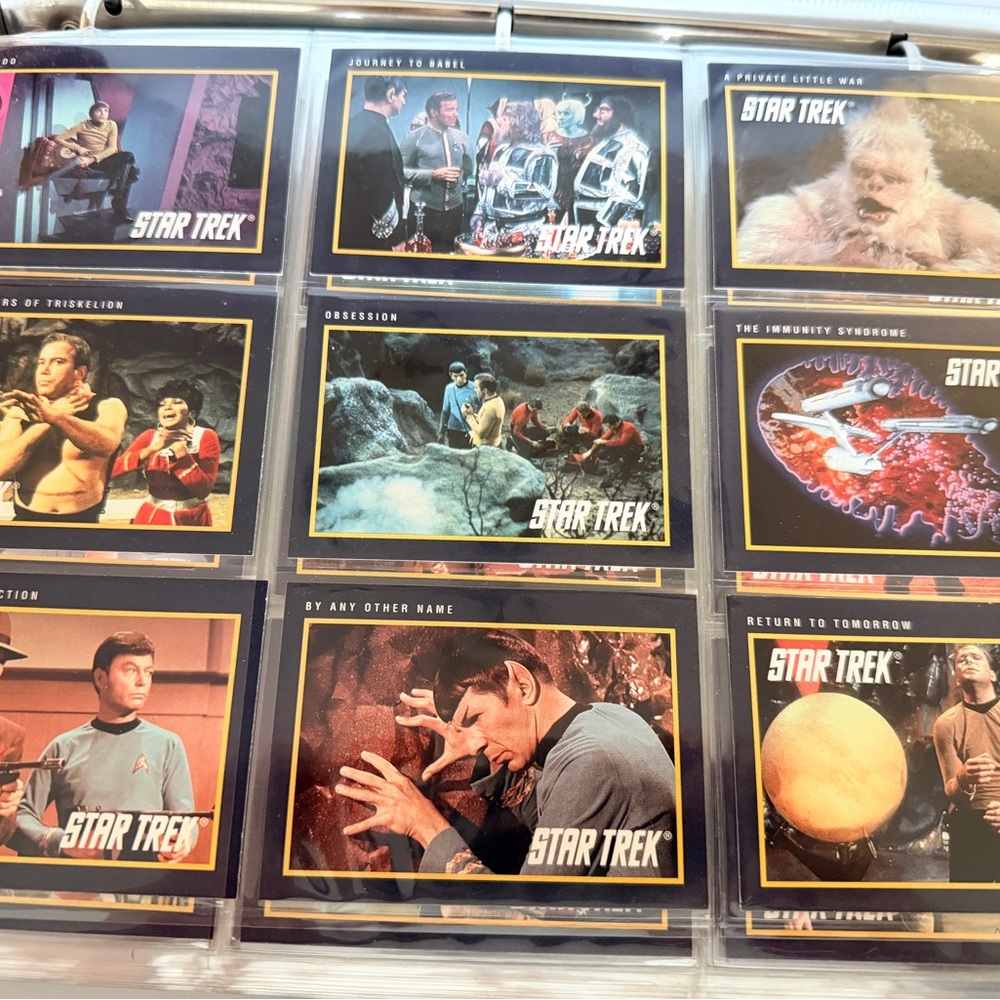 Star Trek Collectible Trading Cards Set